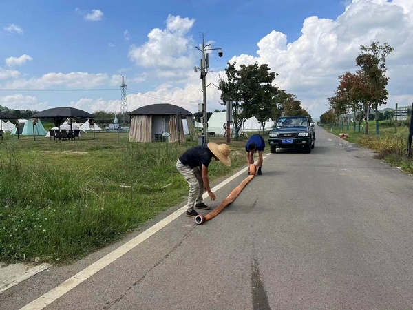 高溫天氣持續西秀消防全力保秋收。