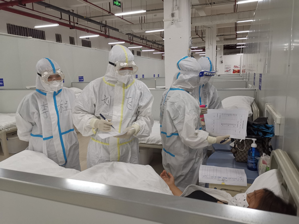 收治患者。受訪者供圖