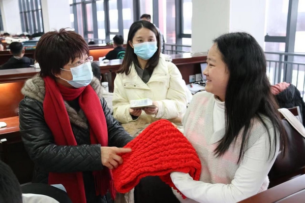 溫暖考研學子活動現場。貴州大學供圖