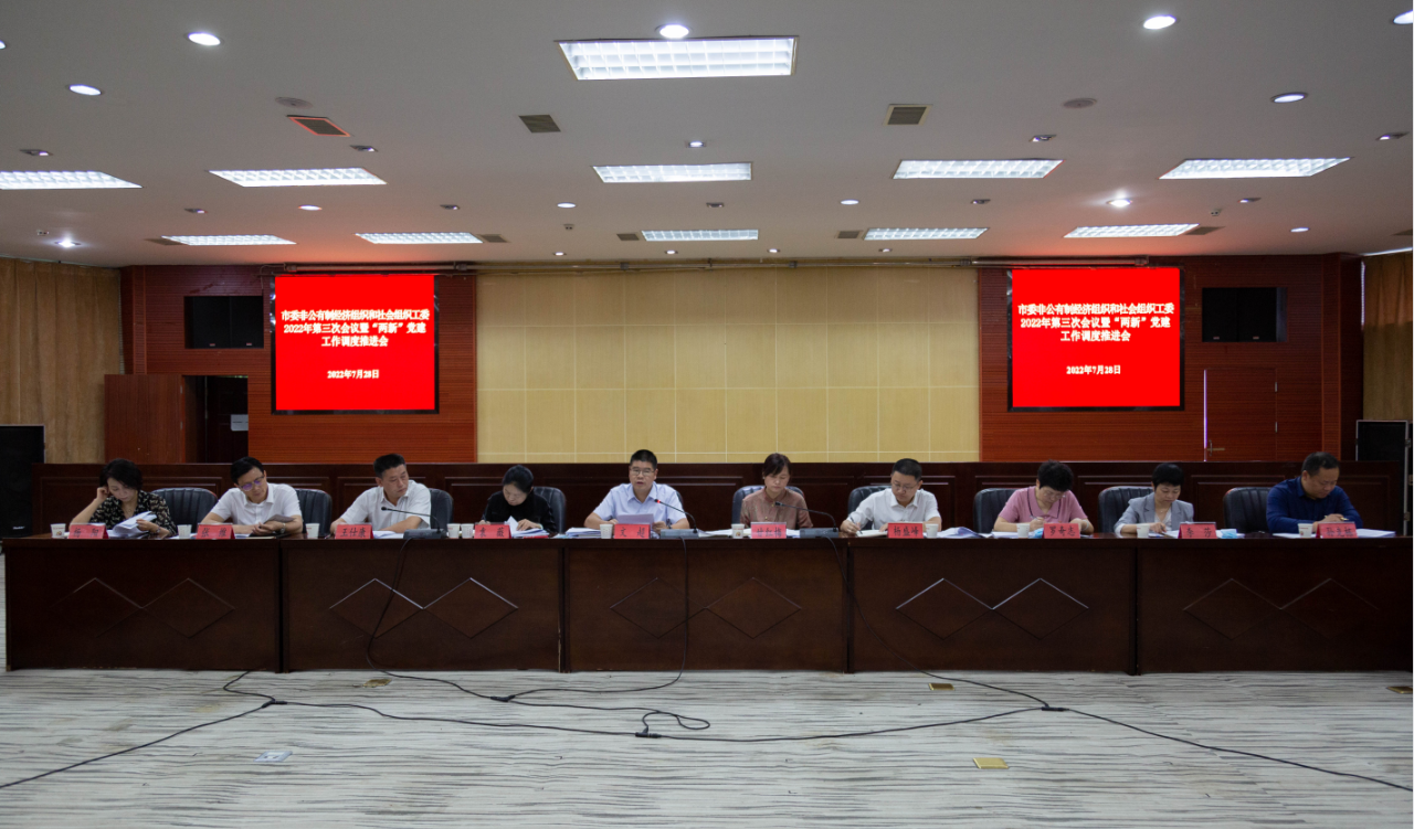 畢節市委組織部副部長、市委非公有制經濟組織和社會組織工委書記文超同志組織召開市委兩新工委第三次會議暨兩新黨建工作推進會議