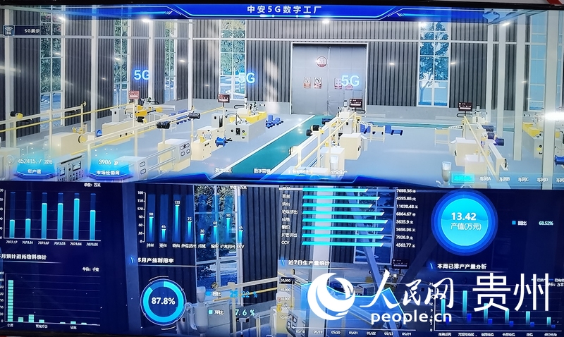 中安5G數字工廠。人民網 王秀芳攝