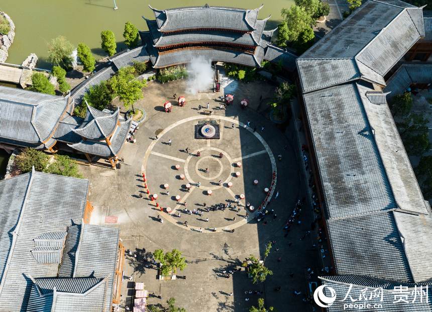航拍中國儺城。人民網 陽茜攝