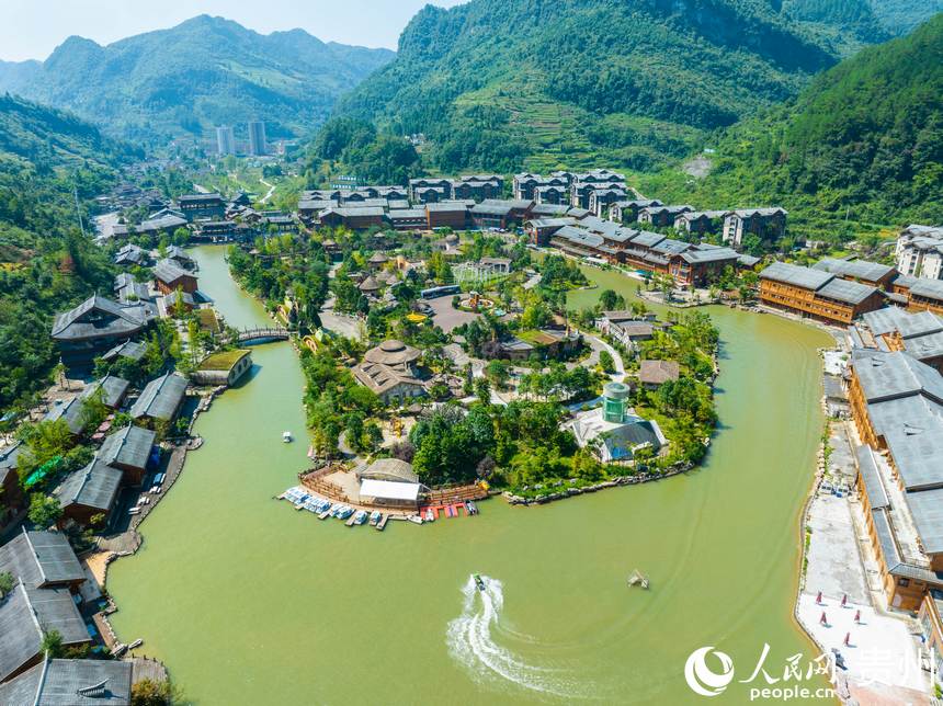 航拍中國儺城。人民網 陽茜攝