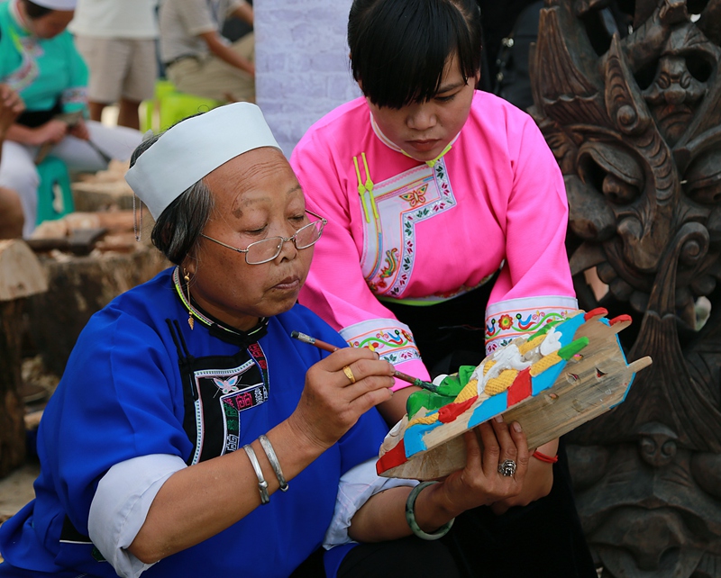安順屯堡人家民俗風情。安順市委宣傳部供圖 