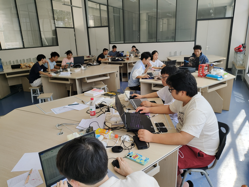 1貴州交通職業技術學院團隊培訓參賽場景。貴州交通職業技術學院供圖