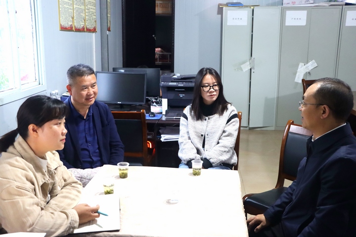 圖為調研現場。