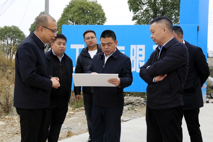 唐友波調研重點項目建設情況。