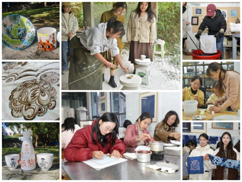 沉浸式體驗手工藝工坊。