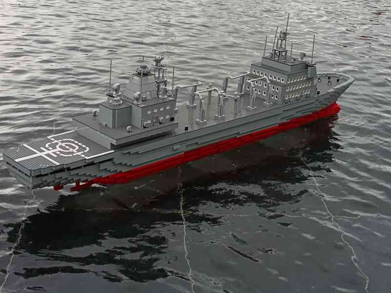 積木展品。中國鐵建地產貴州公司供圖