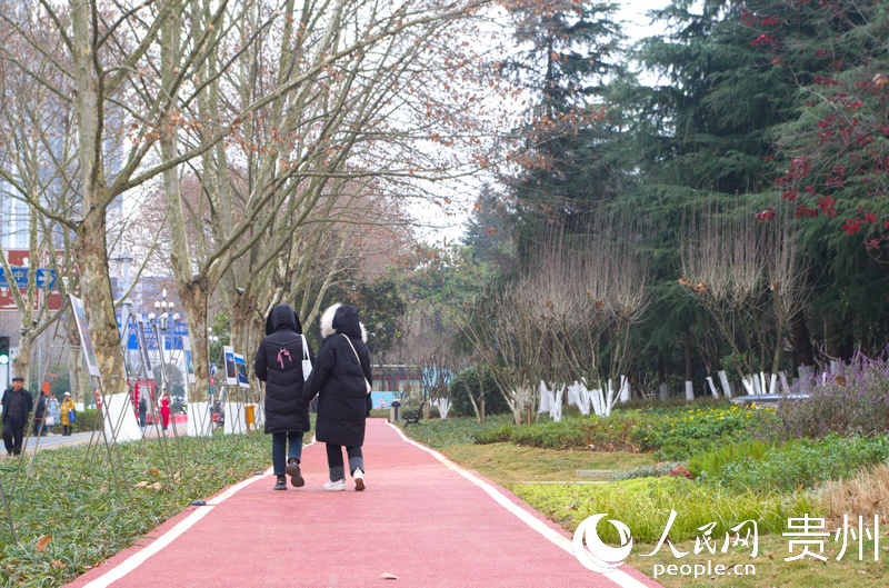 杏壇公園綠道一角。人民網 龍章榆攝