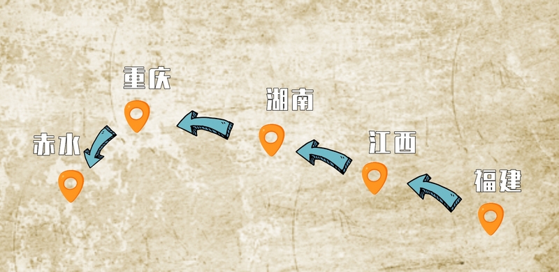 黎理泰引種路線圖。