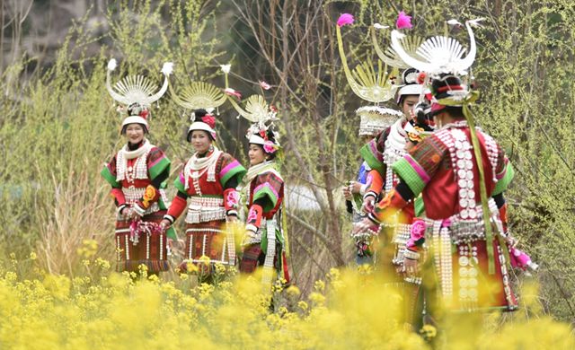 貴州丹寨：春光美引客來