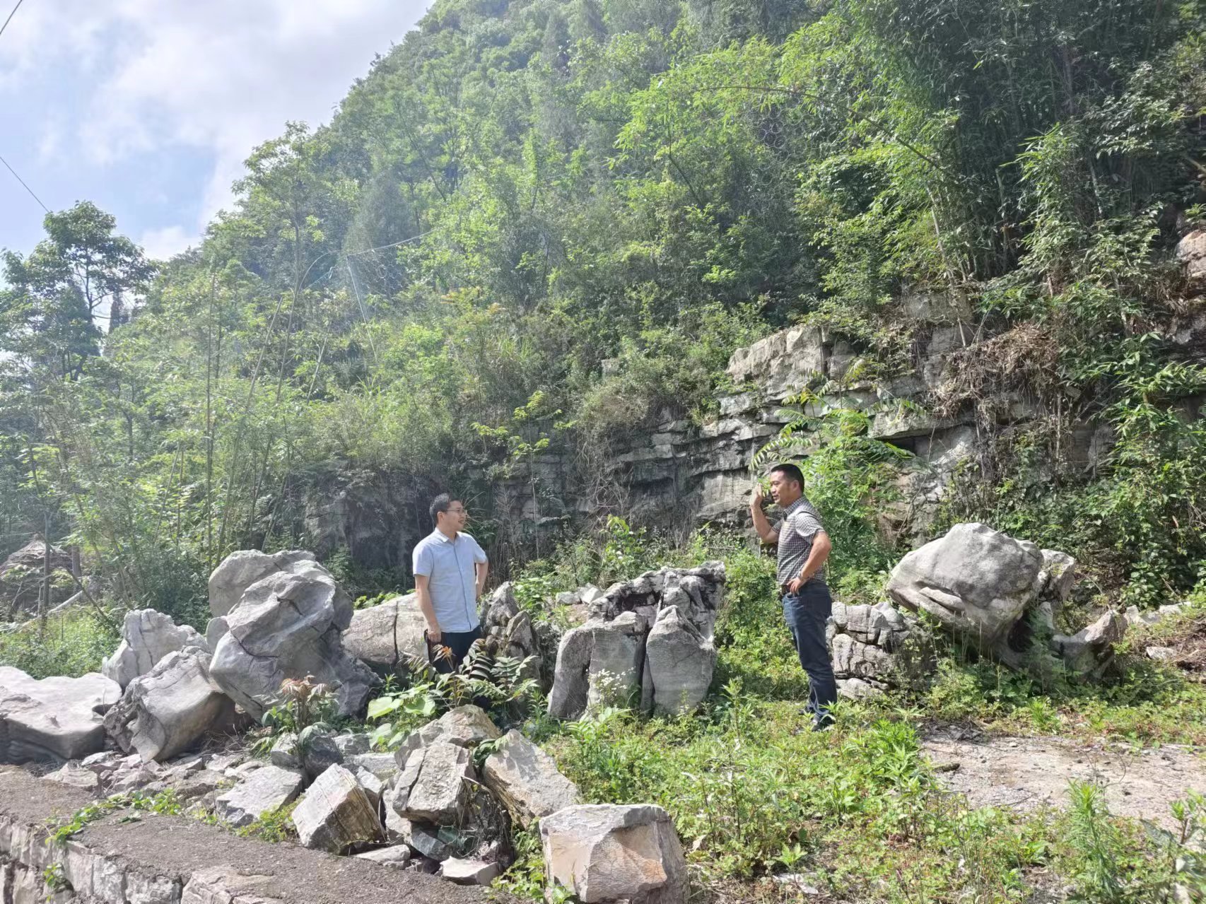 地質災害點隱患排查。