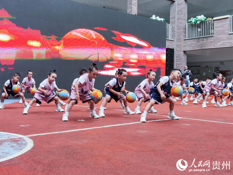 幼兒活動展示。人民網記者 王秀芳攝