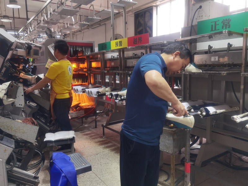 碧江經濟開發區的生產車間。