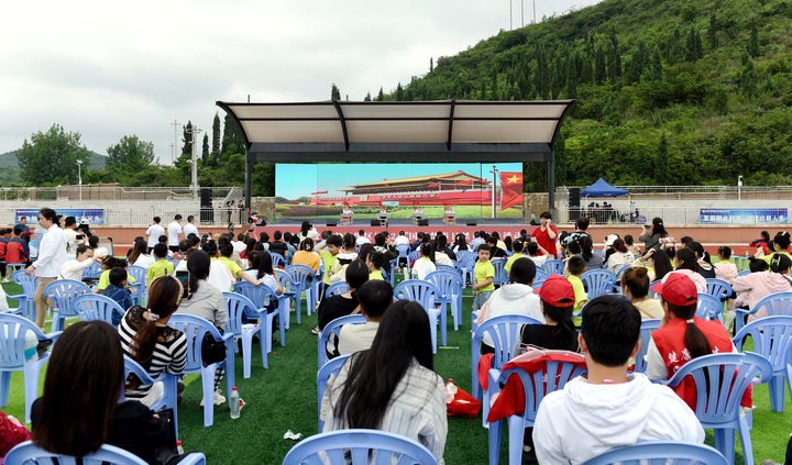 活動現場。