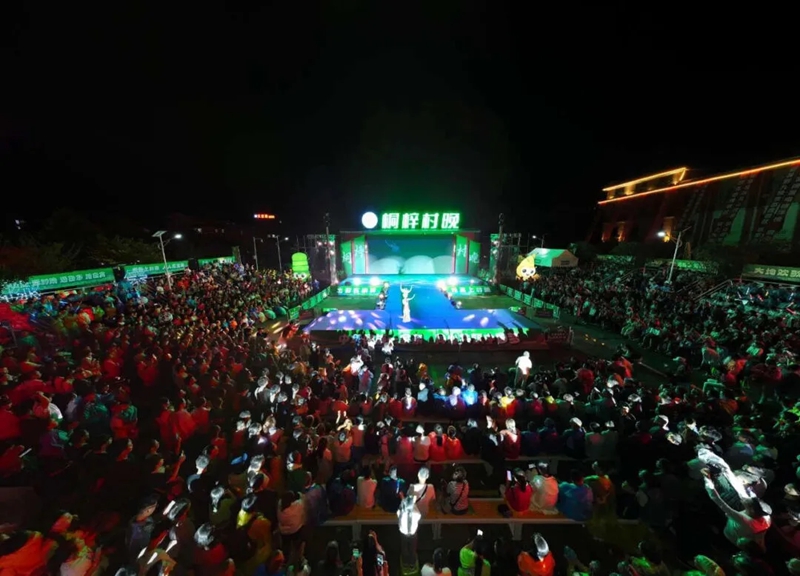 13、“村晚”現場。