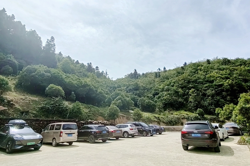 2、“渝”字開頭的牌照車輛有序?？吭诿袼拊簤?。