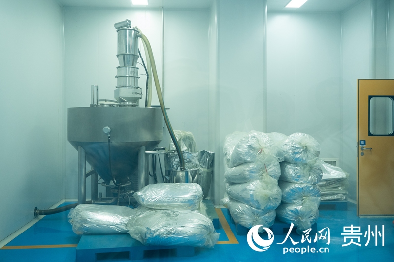 貴茶股份公司生產車間一隅。人民網 陽茜攝