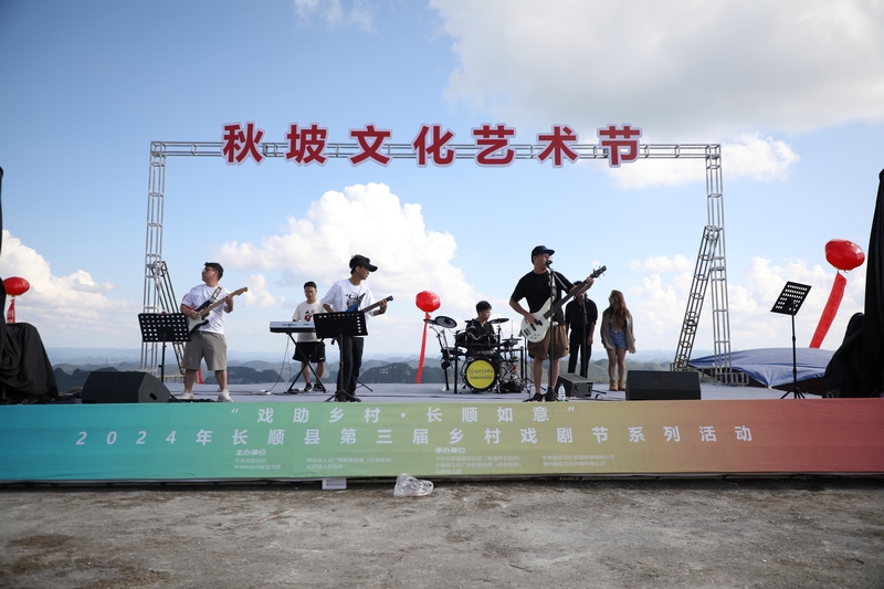 草地音樂節現場。