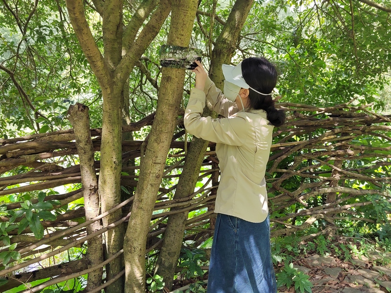 貴陽阿哈湖國家濕地公園的動植物有了“身份卡” 。陳雨倩拍攝 (2)