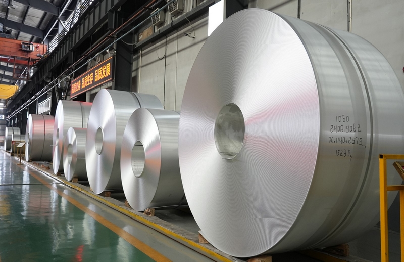 貴州高精板帶箔科技有限公司生產的鋁箔卷。陸勁松 攝