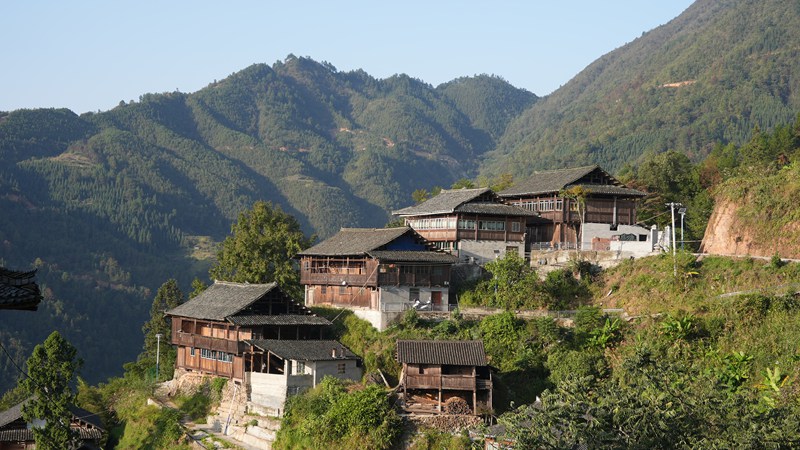 晨光下的苗本村。貴州磷化集團供圖