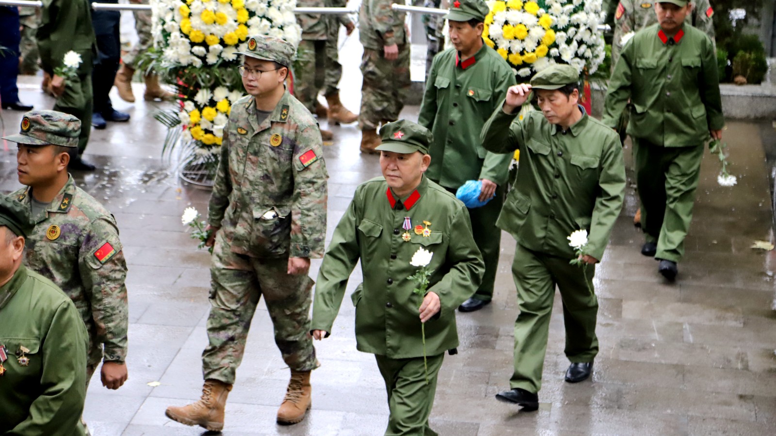 活動現場。