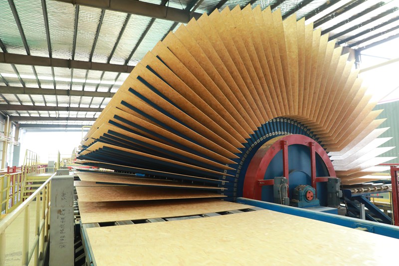 貴州省劍河縣天生祥木材智能制造有限公司生產車間。楊家孟攝2