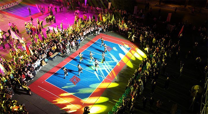 荔波全民氣排球賽開賽。