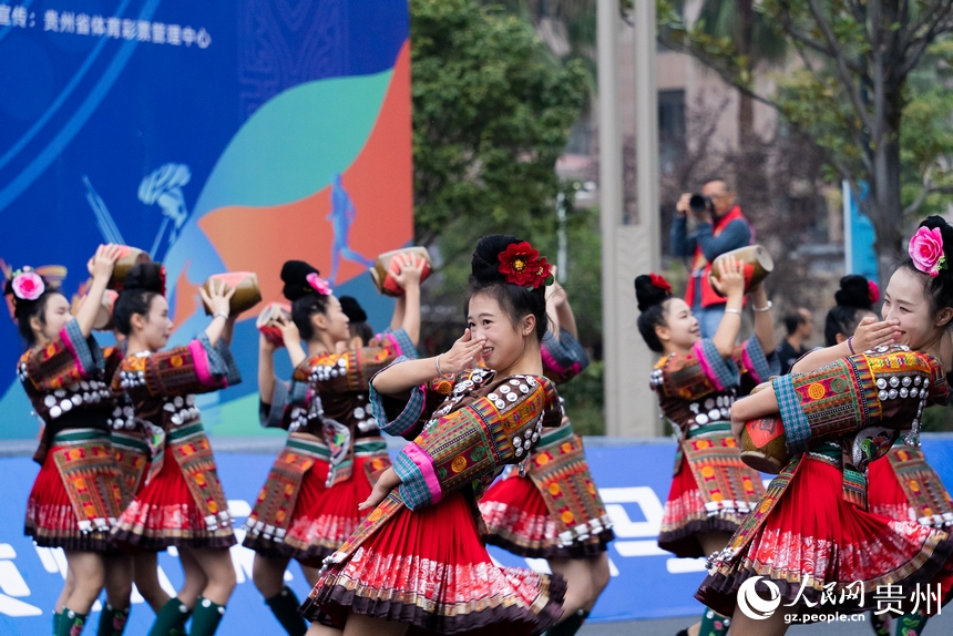活動現場民俗文化展演。人民網記者 涂敏攝