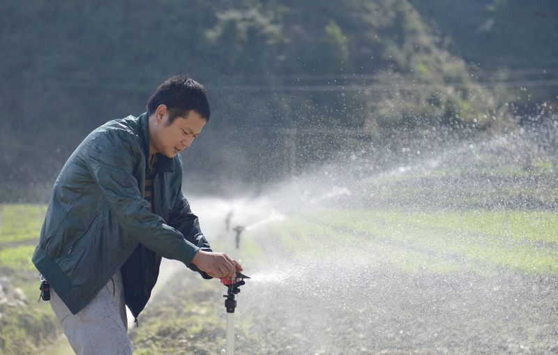 產業通水。龍里縣水務局供圖