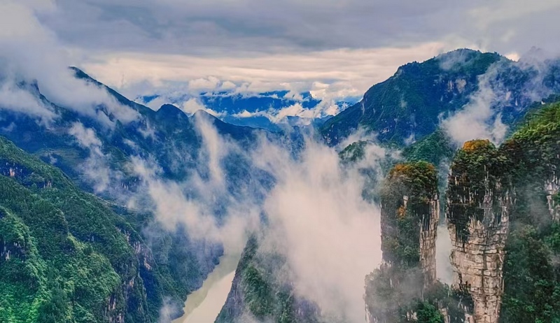 畫廊烏江風光旖旎。