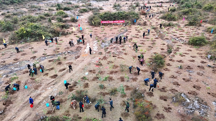 活動現場。