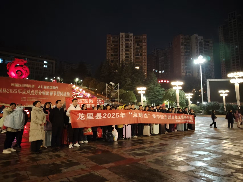 龍里“點對點”返崗服務，送勞動者外出就業。