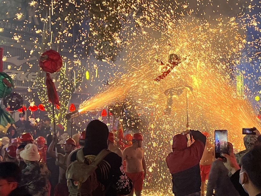臺江元宵活動現場。楊秀福攝