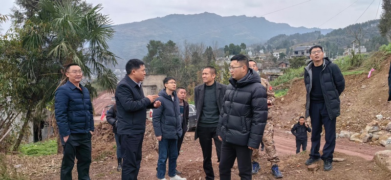 九倉班子領導及相關部門新春踏勘。