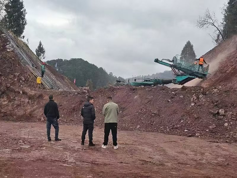 施工現場踏勘。