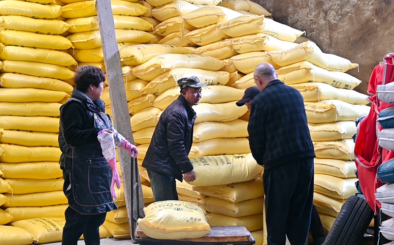 農戶正在購買農資。沈建華 攝.jpg