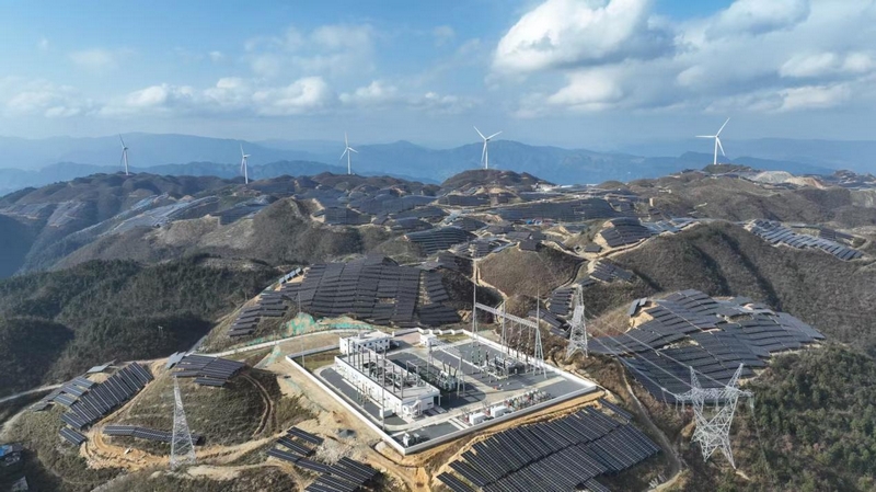 雷山風電項目。工商銀行凱里分行供圖