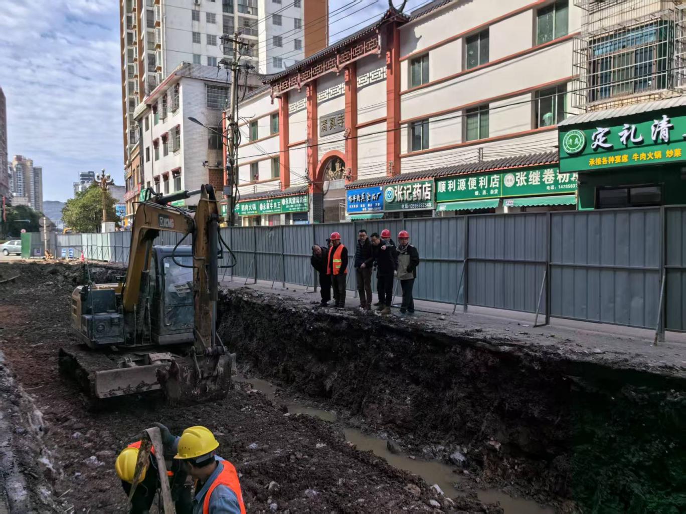 平壩區文明路改造后。