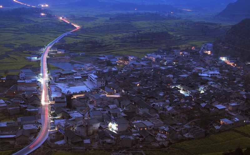 安順屯堡建筑風貌。李立洪攝