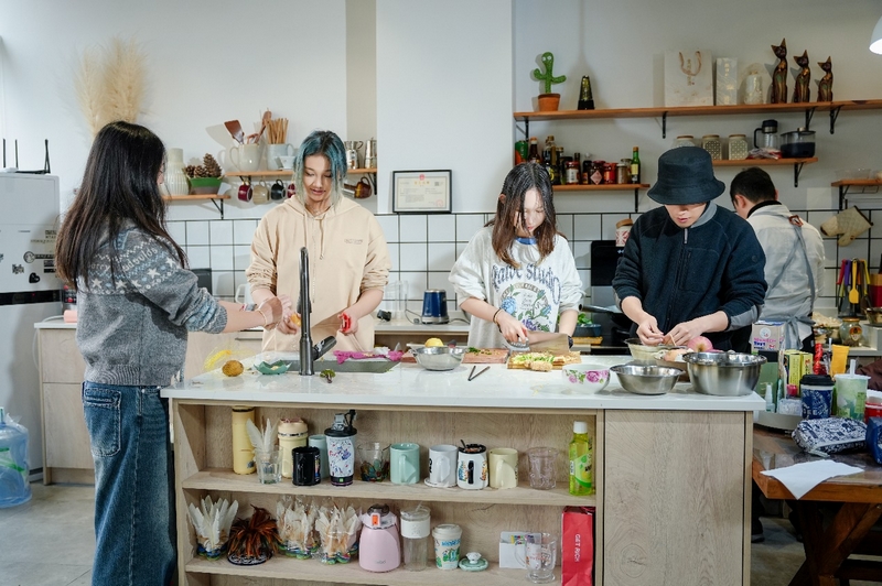 鍛煉孩子們的動手能力。
