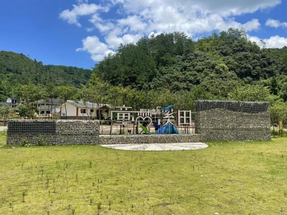 圖為貴州童夢溪語農業旅游發展有限公司民宿休閑項目區。