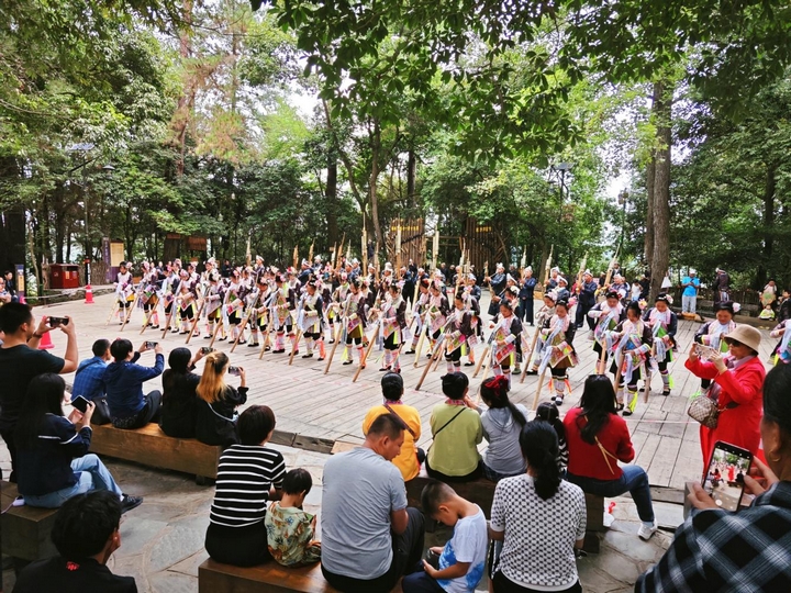 活動現場。