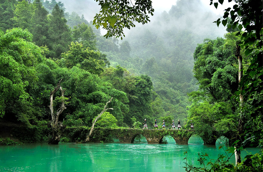 荔波小七孔。貴州文旅廳供圖