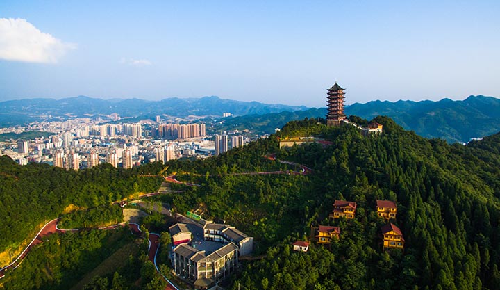 菁山森林公園。習水縣融媒體中心供圖