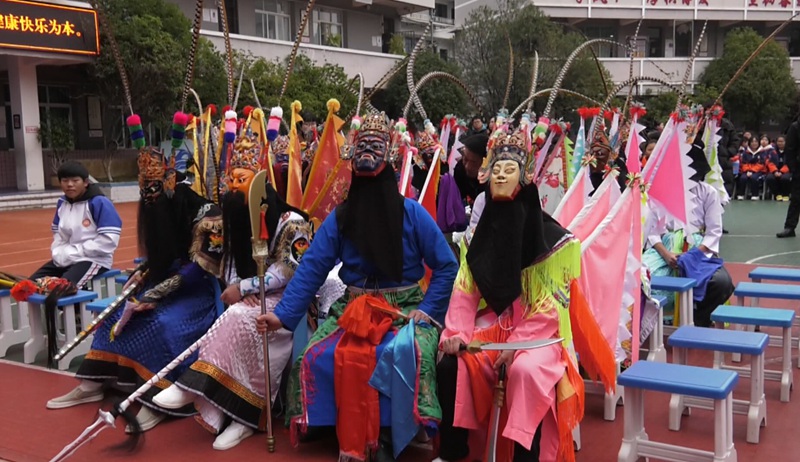 地戲文化進校園。