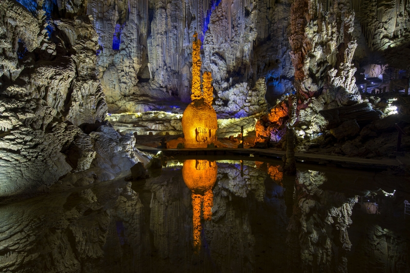 織金洞世界地質公園“霸王盔”景觀。 貴州省林業局供圖