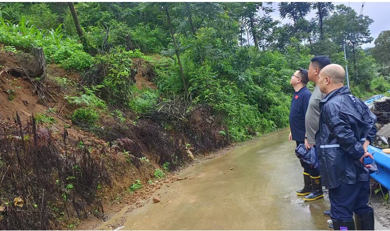 核查自然災害點。